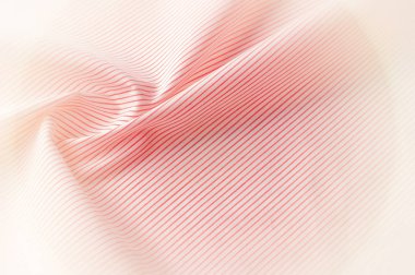 Doku arka plan deseni. Kumaş Pamuk. Beyaz kırmızı şeritler halinde. Soyut kesintisiz geometrik yatay çizgili desen kırmızı ve beyaz çizgili. 