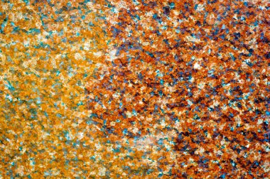 arka plan doku, tül mavi. Granit taş parlatılır. Zengin kırmızı parçalı granit olduğunu