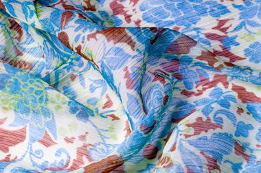 Doku, arka plan, desen. Vicuna kumaş lüks bir seyreklik olduğunu. Örtüsü tek renkli kırmızı renk