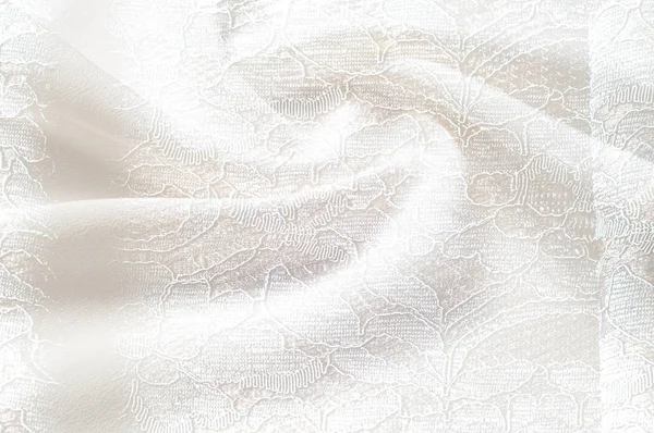 Textuur achtergrond afbeelding, witte achtergrond met lace bloem. TeX — Stockfoto