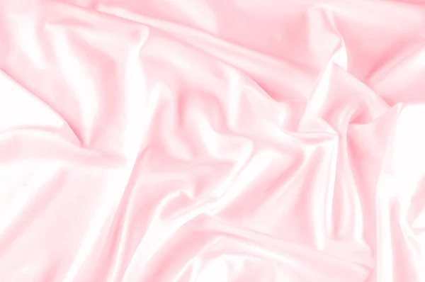 Текстура фона. шелковая ткань розовая. Эта розовая шелковая коса — стоковое фото