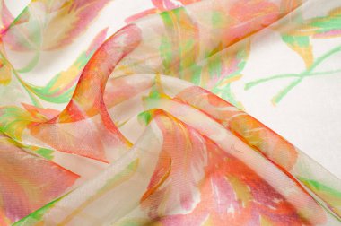 Doku, arka plan, desen. Kumaş, doğal ipek gülü