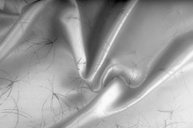 Yumuşak odak ipek kumaş siyah beyaz çizgiler creat desenle