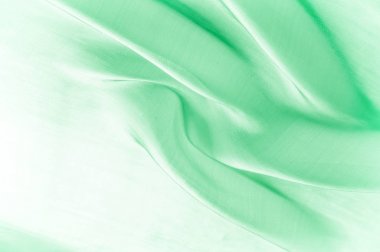 Arka plan doku, desen. Yeşil ipek arka plan ile bazı sof