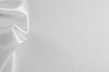 Doku, arka plan, desen. Beyaz ipek kumaş, düz zarif 