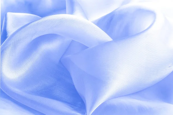 Textúra Háttér Minta Kék Selyem Anyagból Absztrakt Háttér Luxus Kék — Stock Fotó