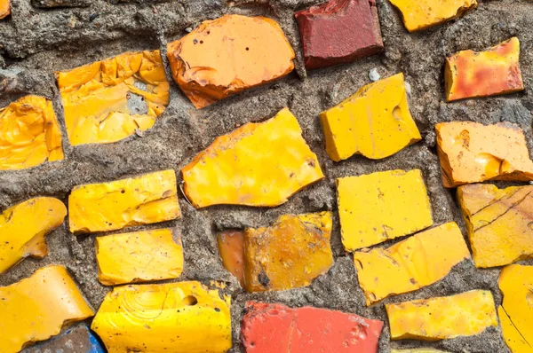 Textura Pozadí Vzor Detailní Foto Pestrobarevnou Mozaiku Kamenů Struktura Návrhu — Stock fotografie