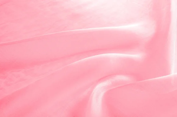 Background Texture Pattern Cloth Pink Silk Smooth Elegant Pink Silk — Stockfoto
