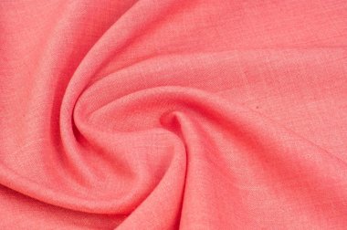 Doku, arka plan, desen. Kumaş pamuk pembe renk