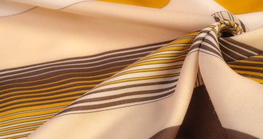 Doku, arka plan, desen, kahverengi renk ipek kumaş, geomet