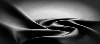 doku, arka plan, desen. Siyah ipek kumaş. Bu siyah ve