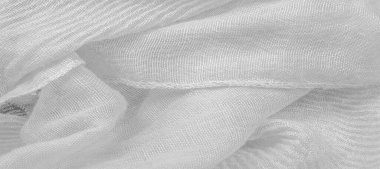 Doku, arka plan, desen, beyaz ipek oluklu ezilmiş fabr