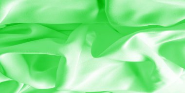 Resim. Doku, arka plan. yeşil zümrüt ipek kumaş. Bu ben