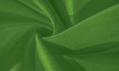 Doku, arka plan, desen, ipek yeşil kumaş. Krep saden üzerinde 