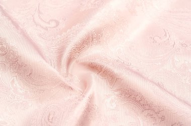 Doku, arka plan, desen. Bir desen o ile kumaş ipek bej