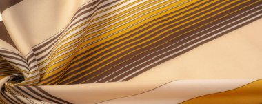 Doku, arka plan, desen, kahverengi renk ipek kumaş, geomet