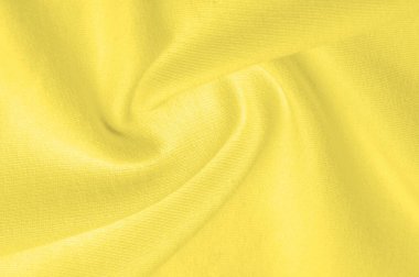 Doku arka plan deseni. Örme kumaş Sarı. Batma, xan