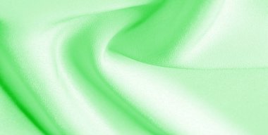 Resim. Doku, arka plan. yeşil zümrüt ipek kumaş. Bu ben