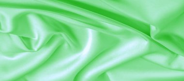 arka plan dokusu, desen. Yeşil zümrüt ipek kumaş. Bu wil