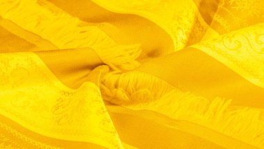 doku arka plan deseni. sarı kumaş. Bu, 