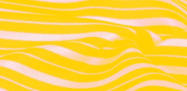 ipek çizgili kumaş. sarı beyaz çizgiler. Bu güzel, süper