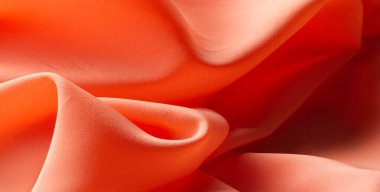 Resim Doku, arka plan Turuncu ipek kumaş. Bir mucizesi var.