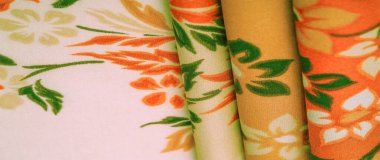 doku, arka plan, desen, çiçek baskı E ile narin ipek