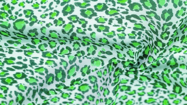 Textúra, háttér, minta, képeslap, selyem szövet, zöld lettu — Stock Fotó