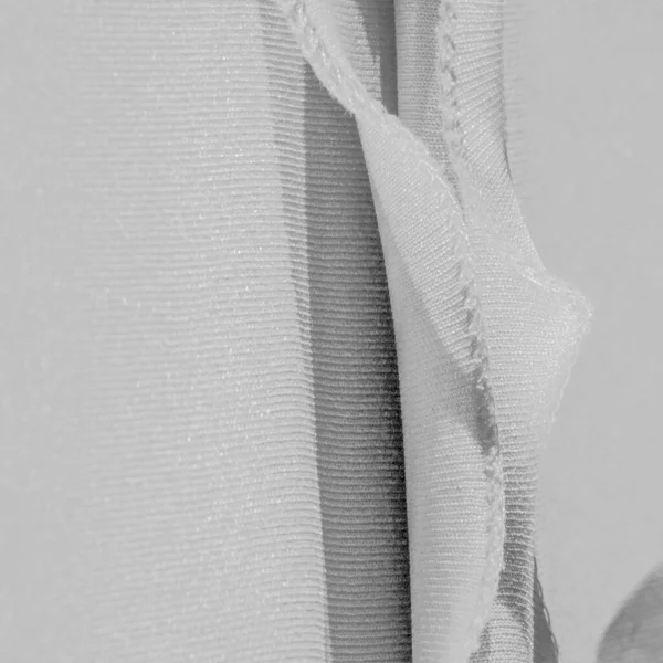 Textuur, achtergrond, zijde stof, witte vrouwelijke omslagdoek; Ontwerp-vrij — Stockfoto