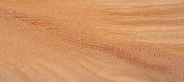 Texture, background, pattern, beige corrugation silk crushed fab — Stock Photo, Image