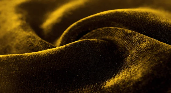 Sfondo texture, modello. Velveteen giallo Questo magnifico e — Foto Stock