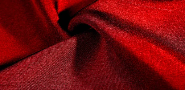 Texture, fond, motif, couleur rouge, tissu. tissu de coton i — Photo