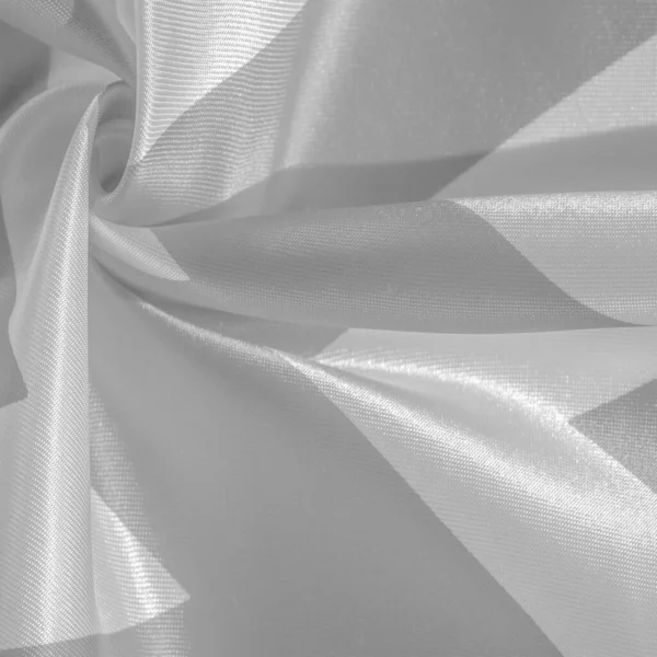 Textuur, achtergrond, patroon, zijde grijs en wit crêpe adem. — Stockfoto