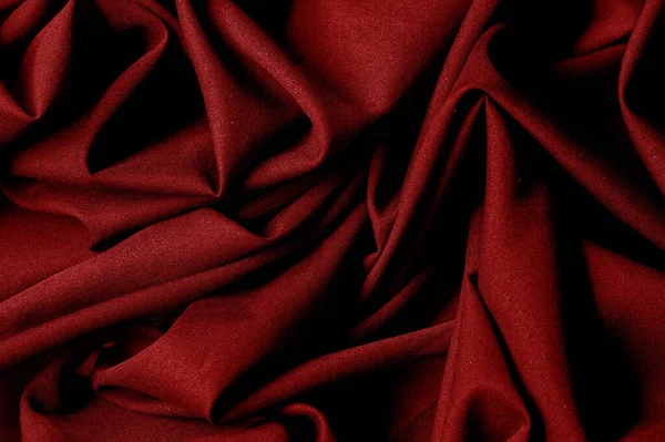 Текстурований фон, візерунок, червона тканина. Елегантний в'язаний матеріал — стокове фото