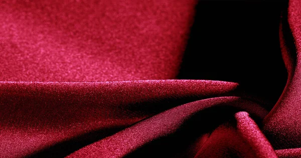 Background, pattern, texture, wallpaper, red silk fabric. Add a — Stock Photo, Image