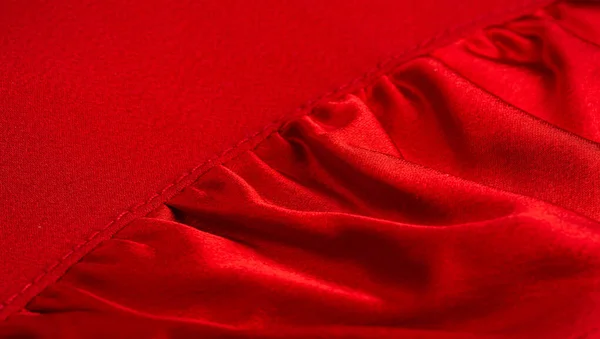 Patterned Fabric Red Texture Versatile Fabric Has Many Uses Can — Stock Photo, Image