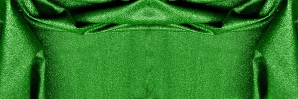 Textura, fondo, patrón. La tela es verde oscuro revestido wi — Foto de Stock