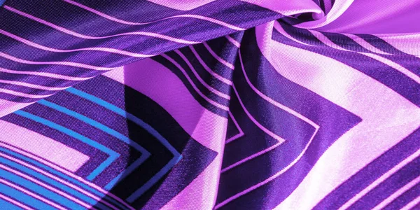 Doku, arka plan, mavi çizgili desenli ipek kumaş. Th