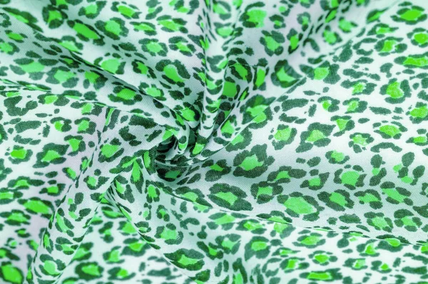 Texture, background, pattern, postcard, silk fabric, green lettu — Stock Photo, Image