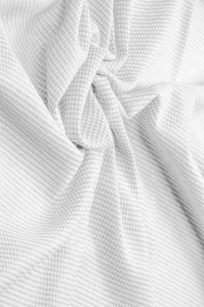 Háttér textúra, minta Fabric meleg gyapjúval varrott szürke — Stock Fotó