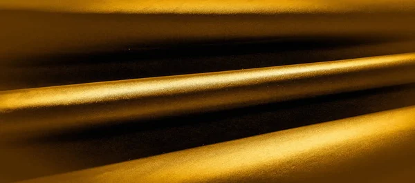 テクスチャ、背景、パターン。黄金の黄色のシルク生地パロラミ — ストック写真
