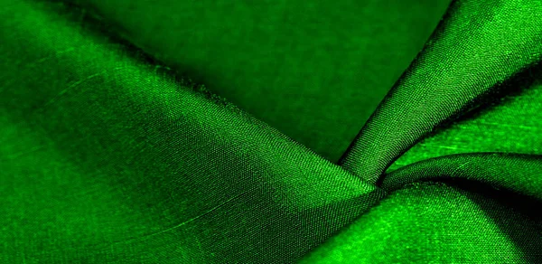 Texture, fond, motif, couleur verte, tissu. tissu de coton — Photo