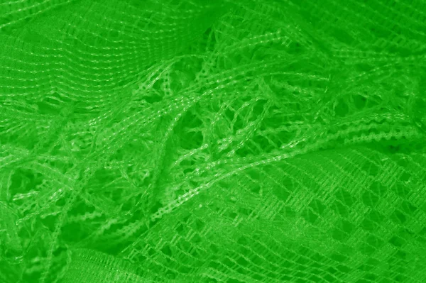 Tekstur, latar belakang, pola. tulle hijau. Kurus dengan w lebih berat — Stok Foto