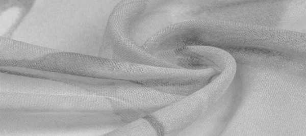 Texture, background, thin translucent silk with a large pattern. — Stock Photo, Image