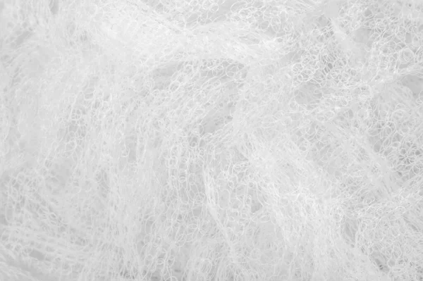 メッシュのテクスチャ背景パターン白い生地 — ストック写真