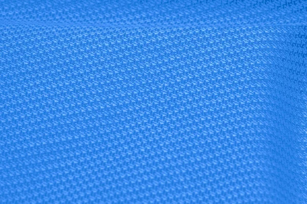Background texture, pattern Fabric warm wool with stitched blue — Stock Photo, Image
