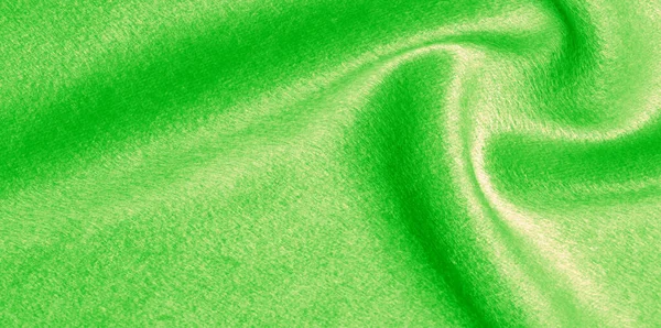 Pola, tekstur, latar belakang, wol hangat, kain hijau. Melton adalah — Stok Foto