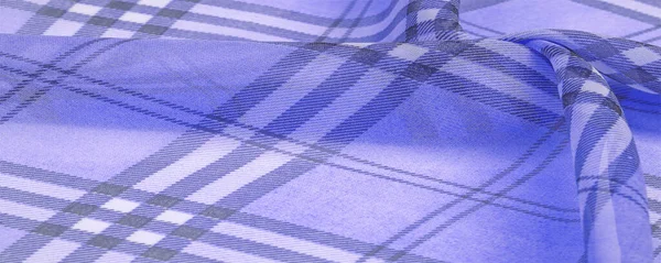 Jedwabiu, tkanina Liliowa (Baby Blue), kratka tapety w klatce ta — Zdjęcie stockowe