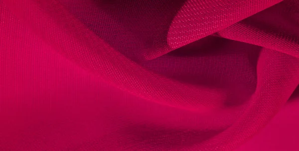 Текстура фона рисунок красной шелковой ткани. Эта шелковая органза — стоковое фото