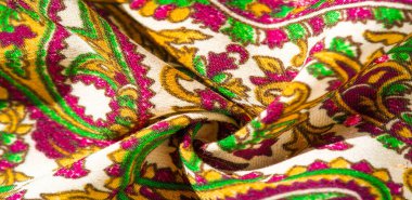 Arka plan dokusu, desen, paisley kumaş pamuk. Tarafından tasarlanmıştır